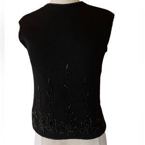 1950s Maison B‎ 100% Wool, Beaded & Lined Sweater